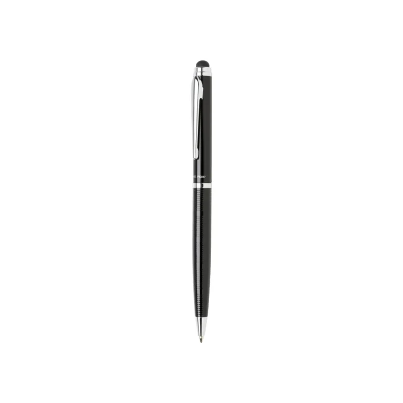 Deluxe touchscreen pen zwart, zilver