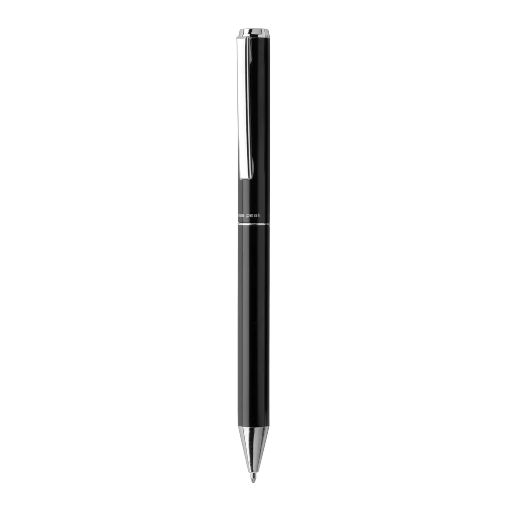 Swiss Peak Cedar RCS-gecertificeerde pen van re-aluminium zwart