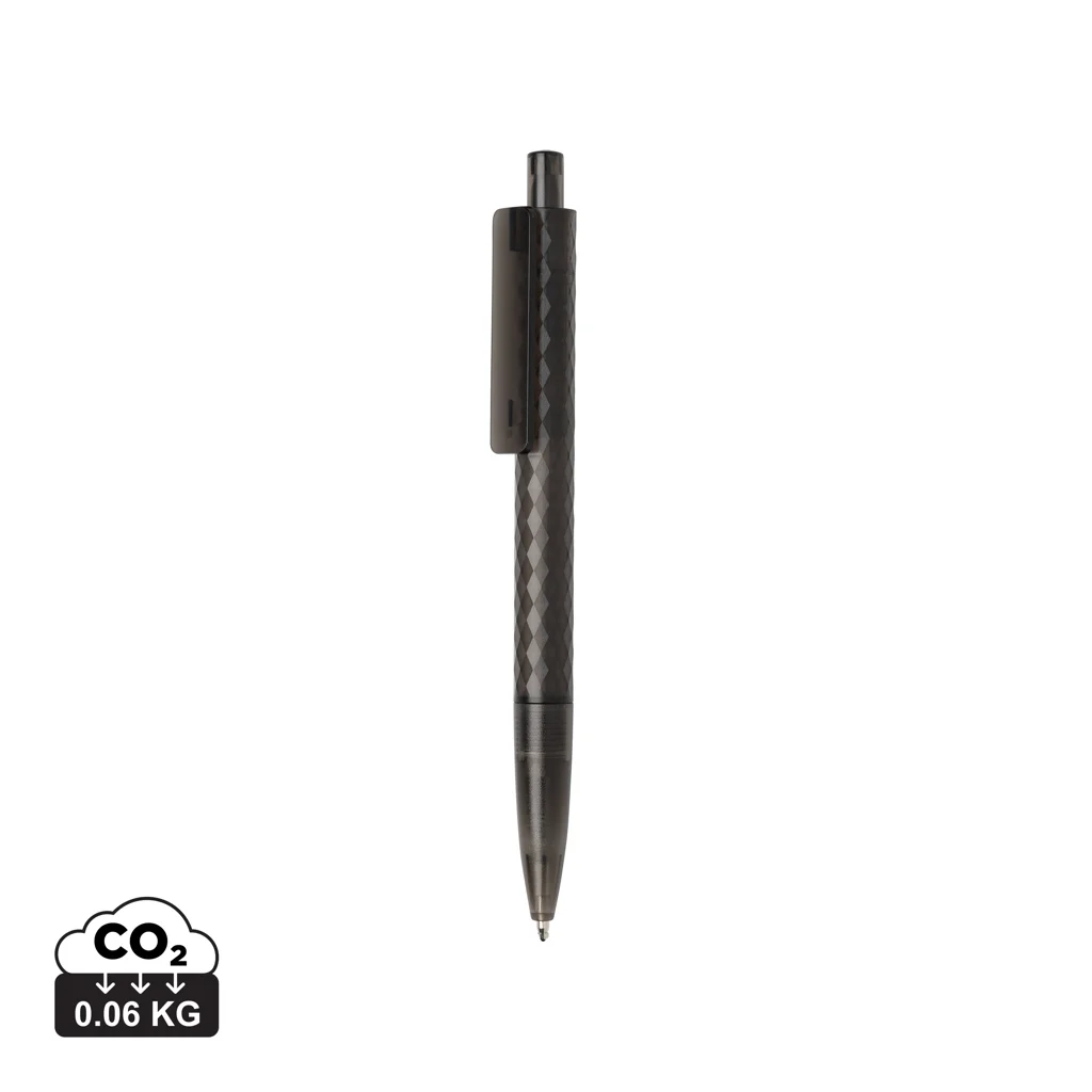 X3 GRS gerecycled PC plastic pen frosted zwart