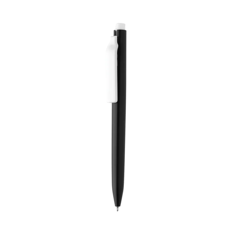 Vibe GRS certified R-ABS pen met ultra vloeiende inkt zwart, wit