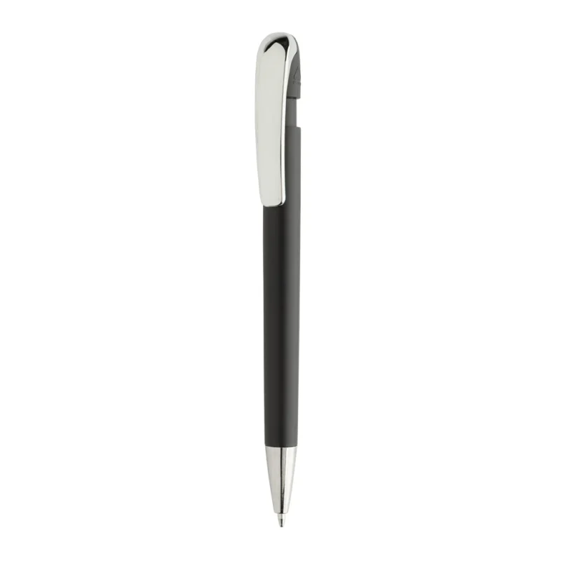 Glide GRS gecertificeerde R-ABS Pen met metalen clip zwart