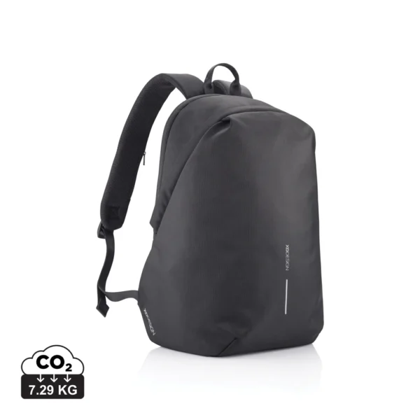 Bobby Soft, anti-diefstal rugzak zwart, groen