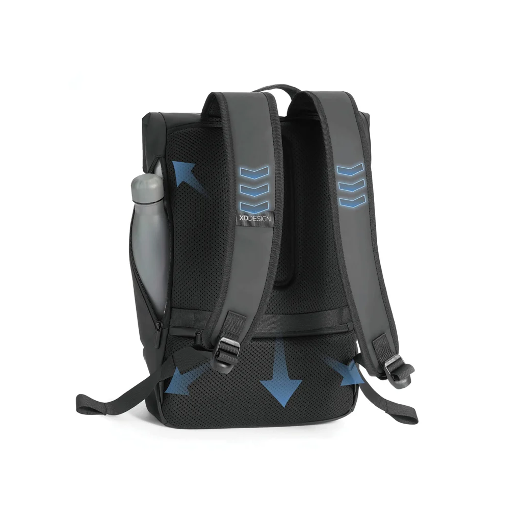 Urban waterbestendige flap-top rugzak