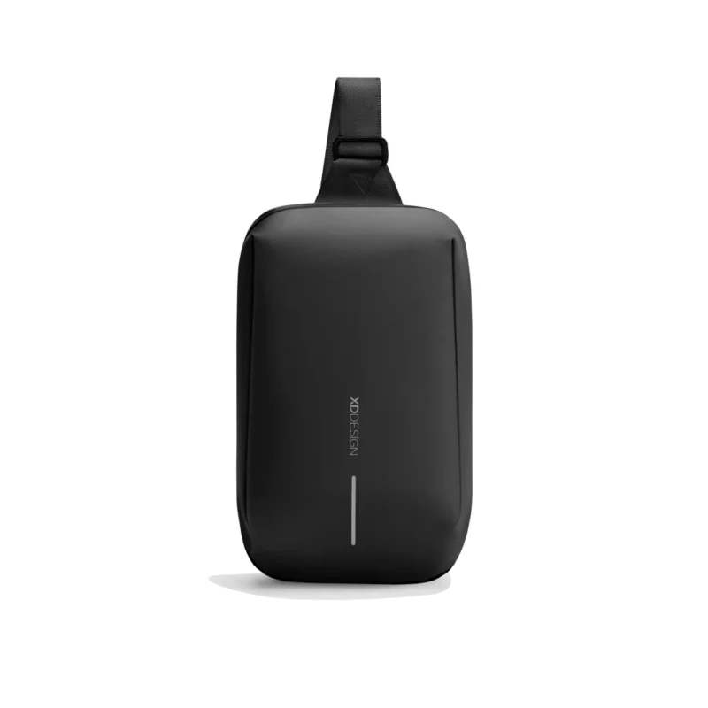 Urban waterbestendige sling bag zwart, grijs