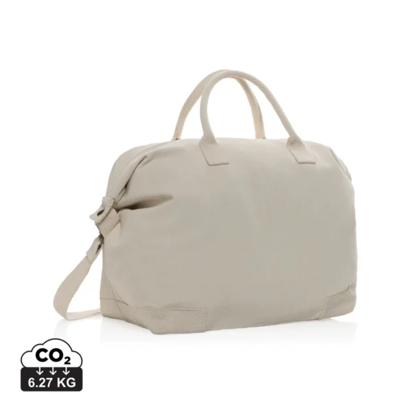 Kezar AWARE™ 500gsm gerecycled canvas deluxe weekendtas gebroken wit