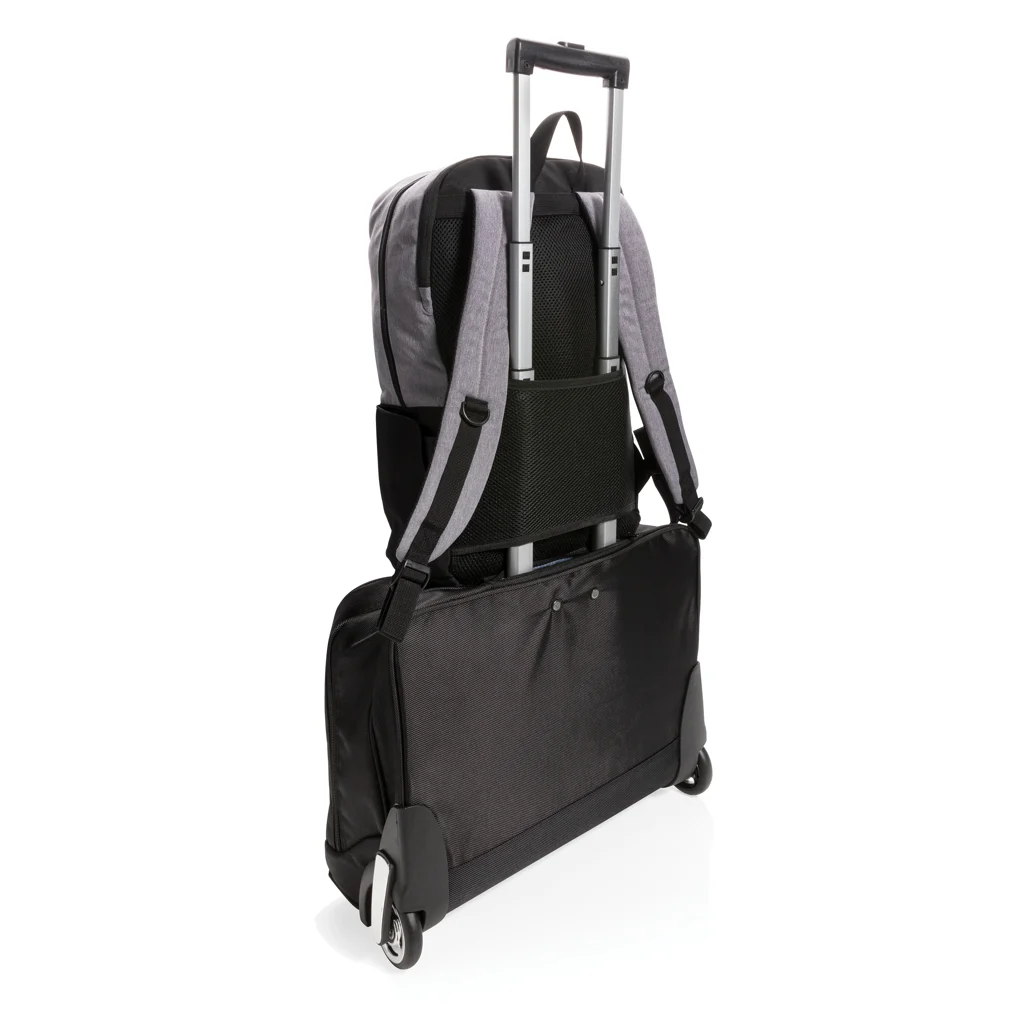 Modern 15.6" USB & RFID laptop rugzak PVC vrij