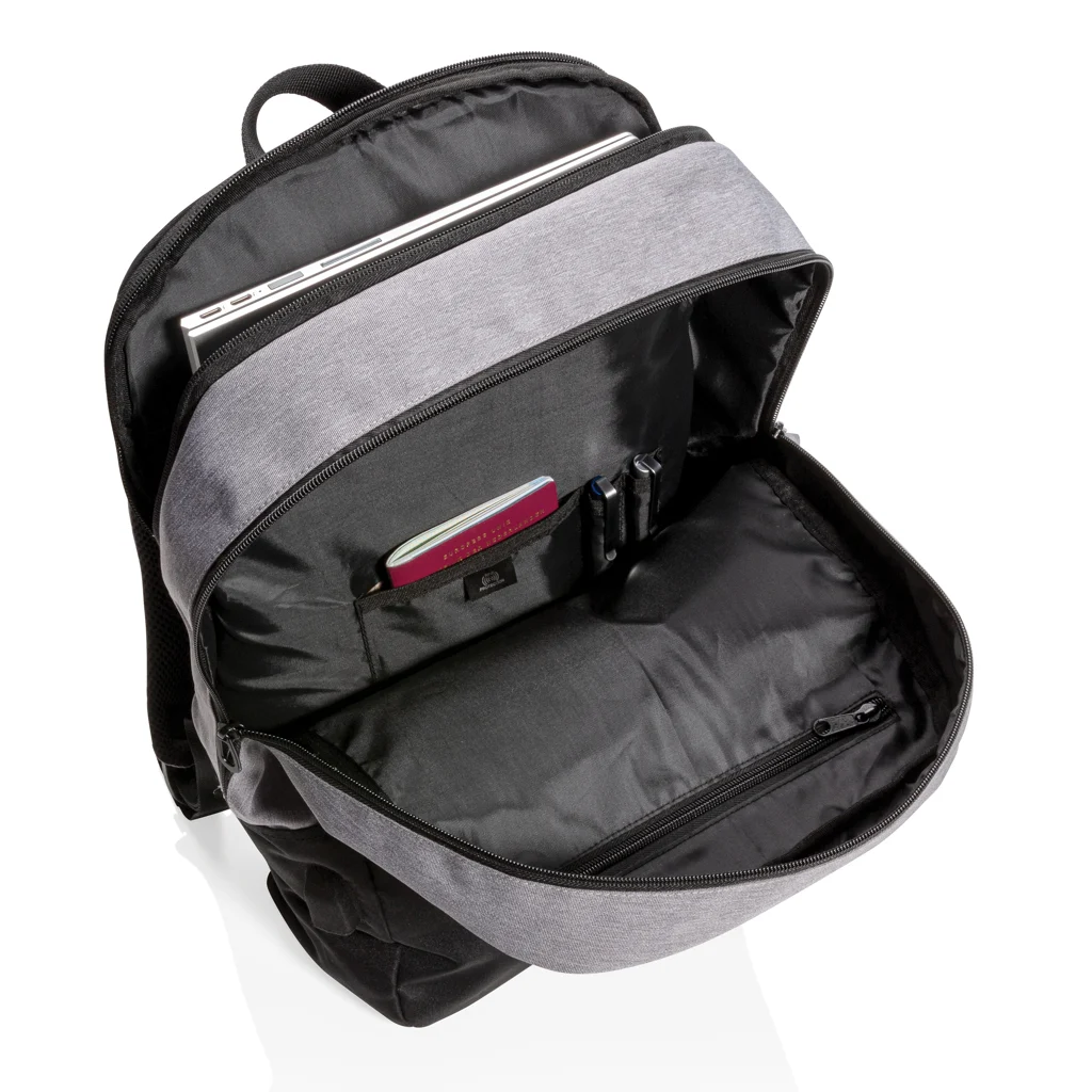 Modern 15.6" USB & RFID laptop rugzak PVC vrij