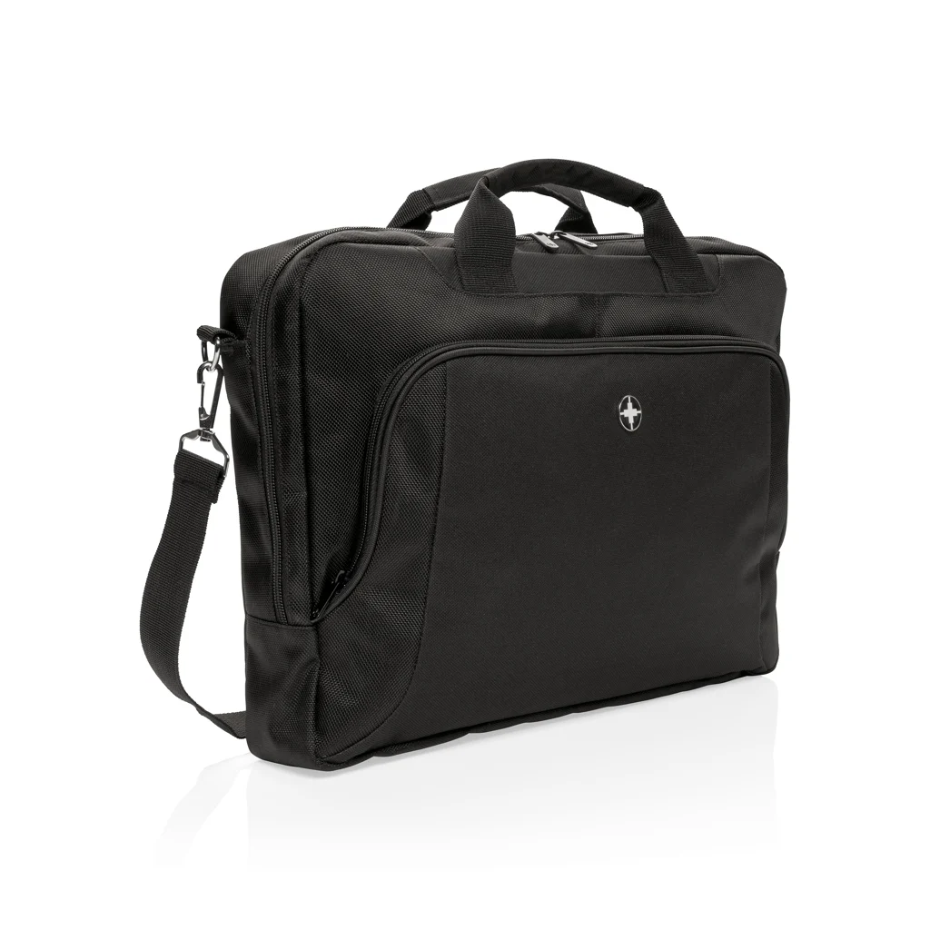 Deluxe 15” laptop tas PVC-vrij zwart