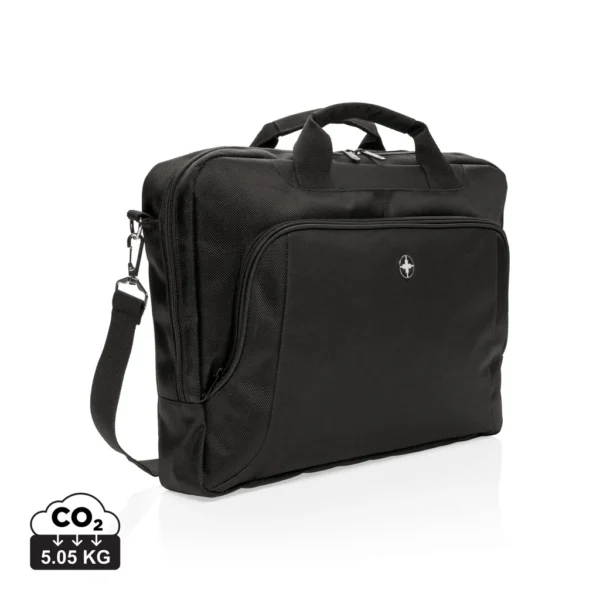 Deluxe 15” laptop tas PVC-vrij zwart