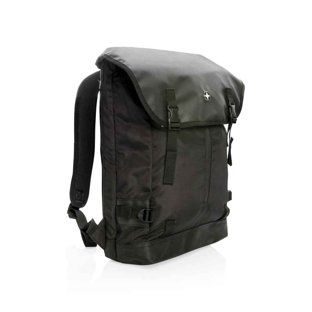 17” outdoor laptop rugtas zwart