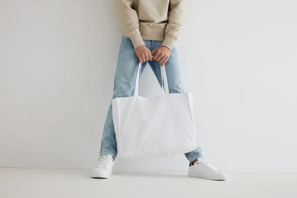 Impact AWARE ™ gerecycled katoenen shopper 145gsm