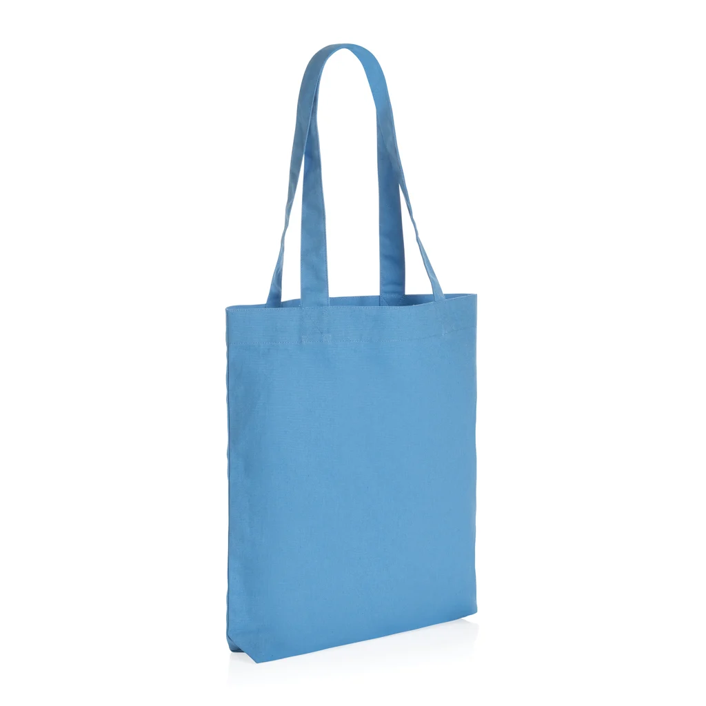 Impact Aware™ recycled canvas draagtas 285gsm tranquil blue