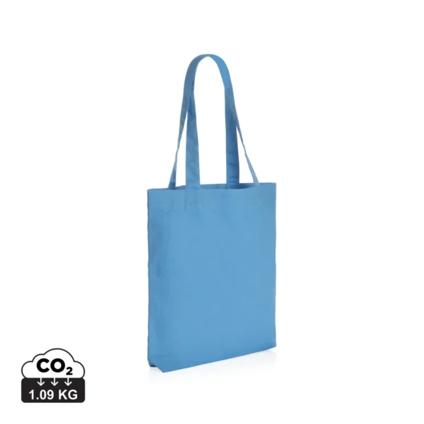 Impact Aware™ recycled canvas draagtas 285gsm tranquil blue