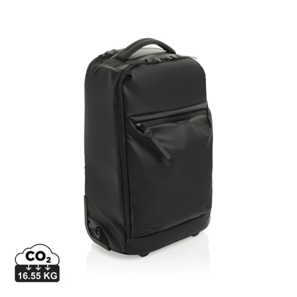 Swiss Peak OSLO RCS trolley-duffeltas/rugzak zwart