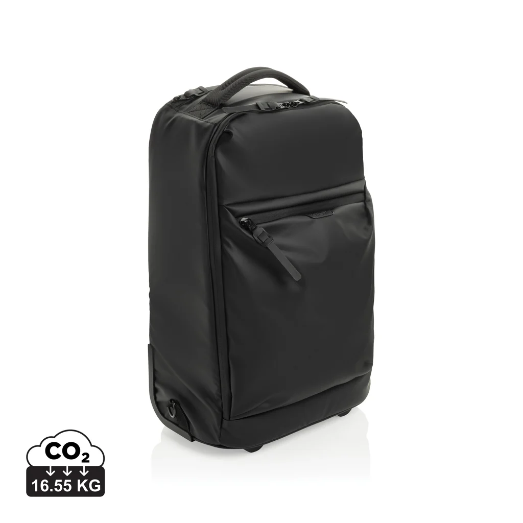 Swiss Peak OSLO RCS trolley-duffeltas/rugzak zwart