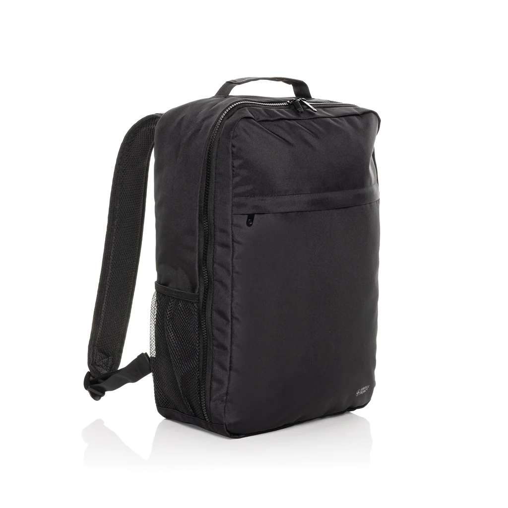 Swiss Peak Aware™ RPET Essential 15,6 inch laptop rugzak zwart