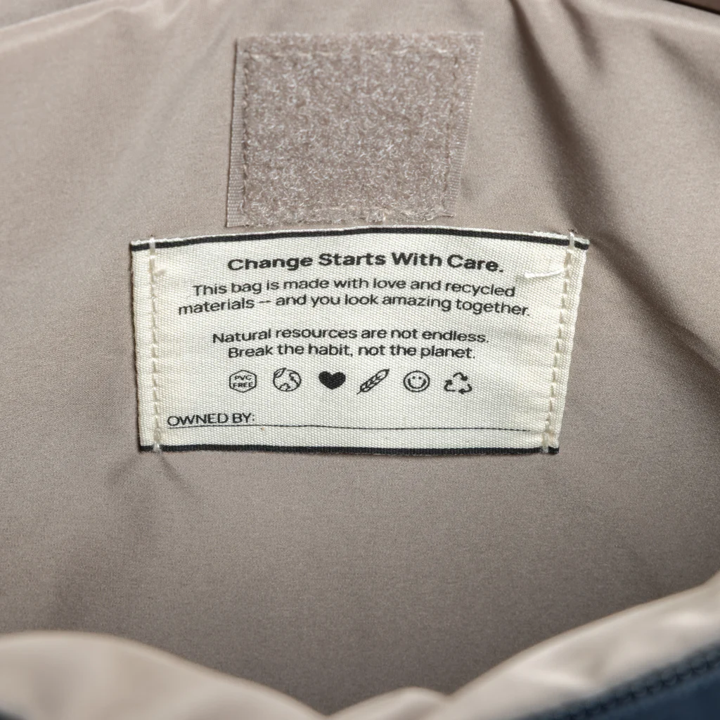 KENTO URBAN RCS gerecyclede nylon gewatteerde schoudertas