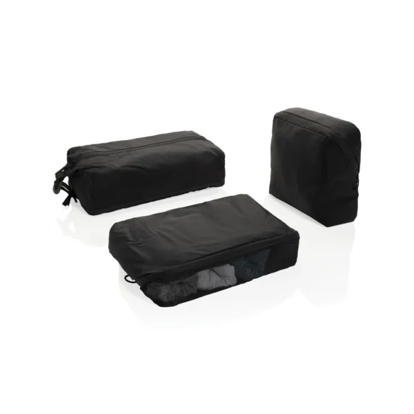 KENTO URBAN RCS gerecyclede nylon packing cube set zwart