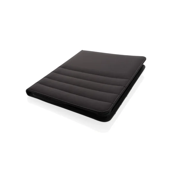 Impact AWARE™ RPET A4 portfolio met rits zwart