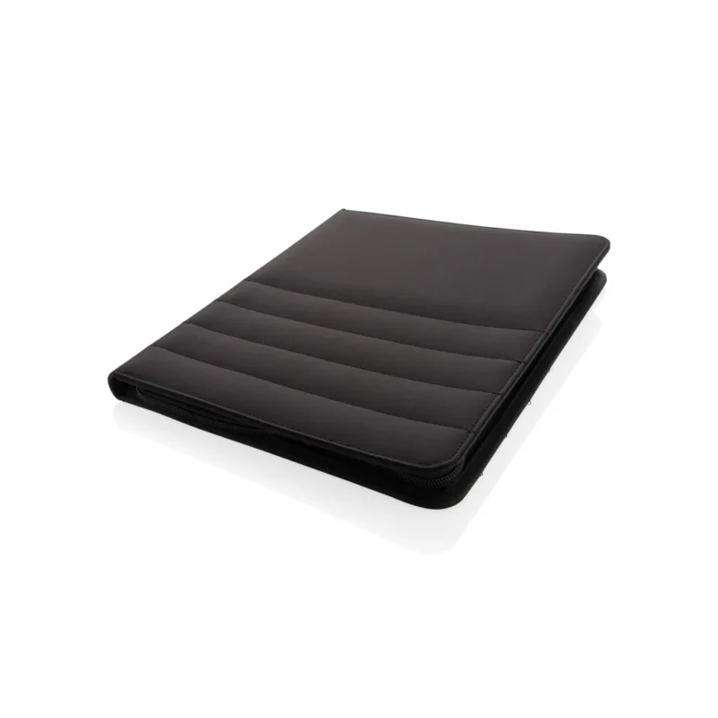Impact AWARE™ RPET A4 portfolio met rits zwart