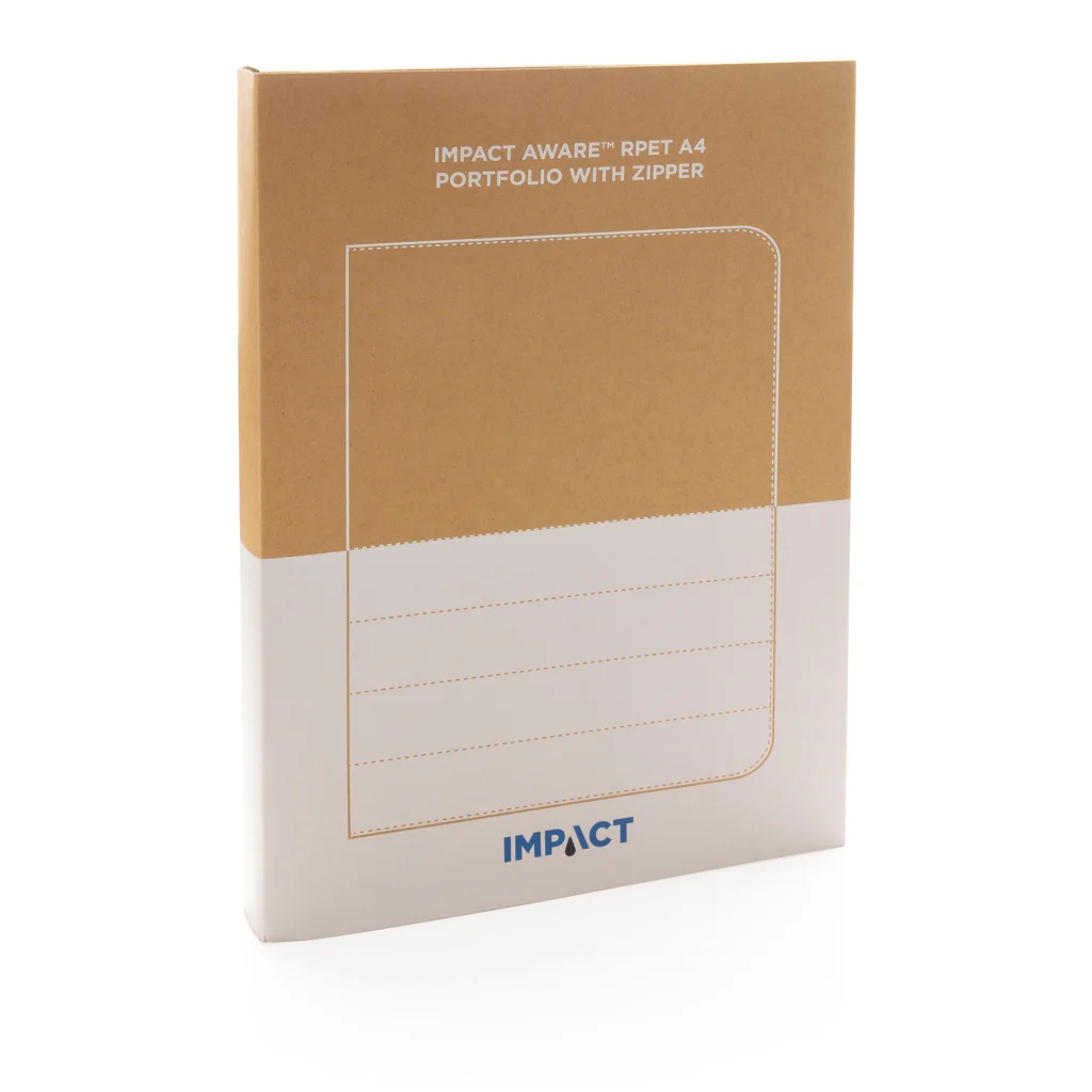 Impact AWARE™ RPET A4 portfolio met rits