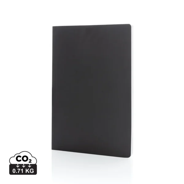 Impact softcover steenpapier notitieboek A5 zwart