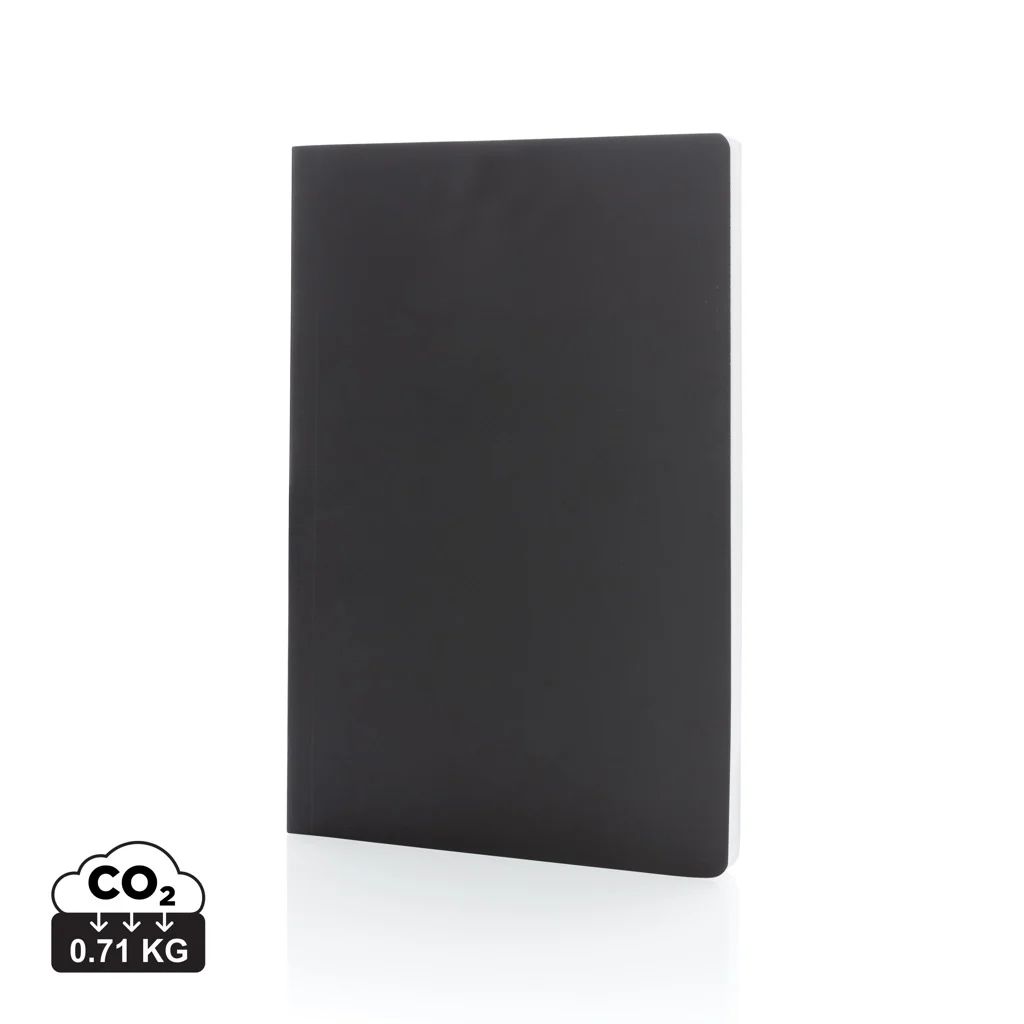 Impact softcover steenpapier notitieboek A5 zwart