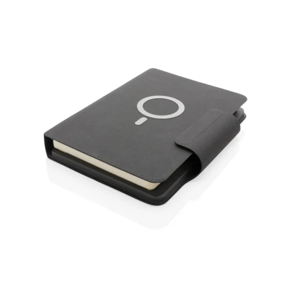 Artic Magnetic 10W draadloos oplaadbaar A5-notitieboek zwart