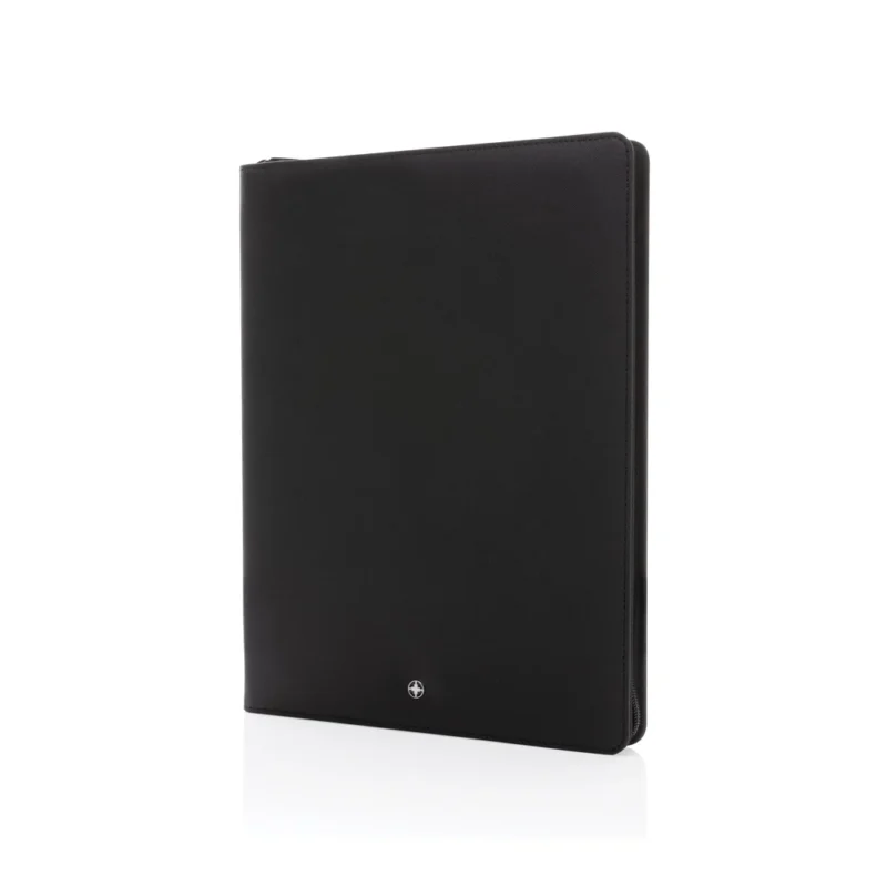 Swiss Peak Heritage RCS rPU A4 portfolio met rits zwart