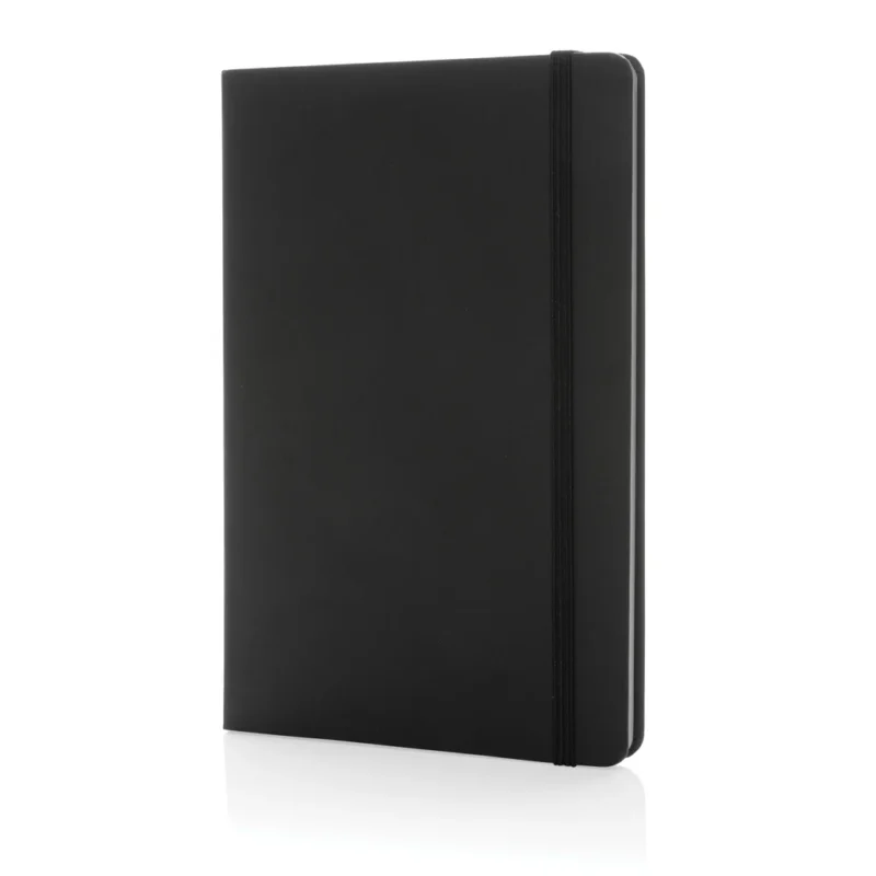 Craftstone A5 gerecycled kraft- en steenpapier notitieboek zwart