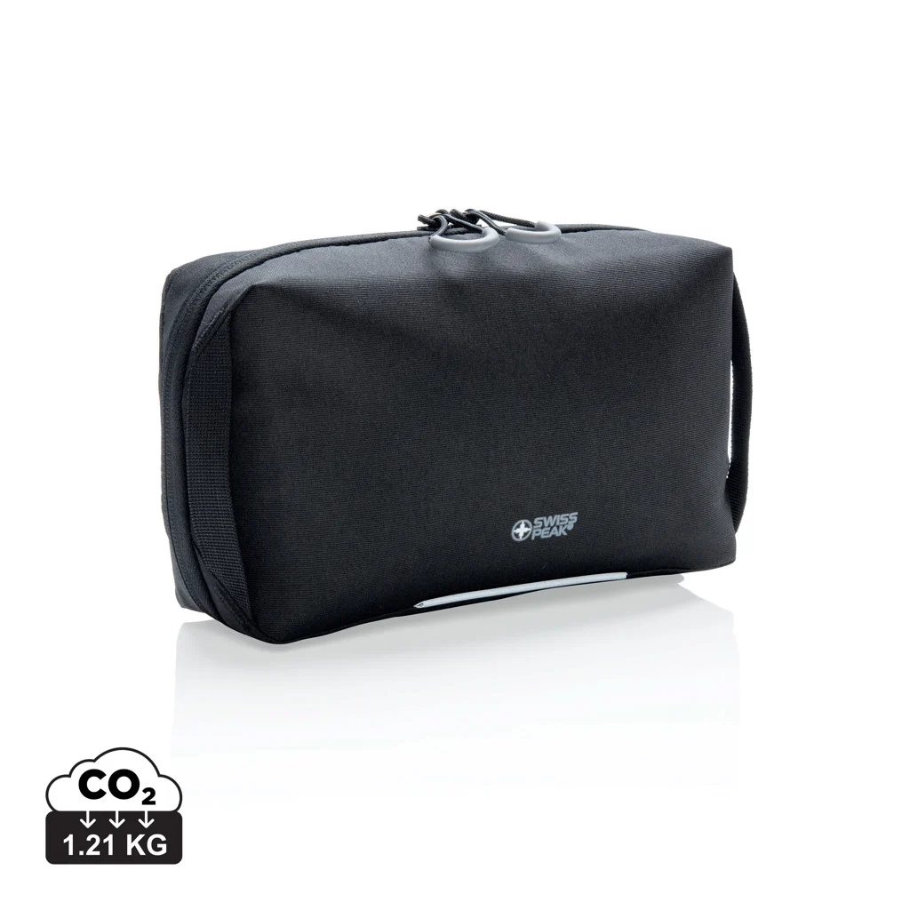 Swiss Peak AWARE™ tech pouch PVC-vrij zwart