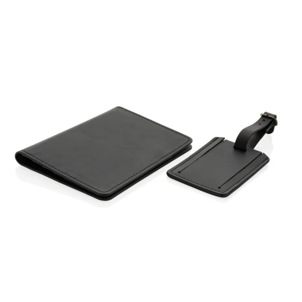 Swiss Peak GRS gerecycled PU reiscadeauset zwart