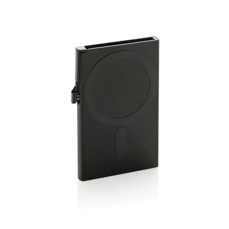 Standard aluminium RFID magnetic telefoon kaarthouder zwart