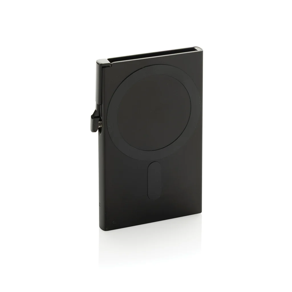 Standard aluminium RFID magnetic telefoon kaarthouder zwart