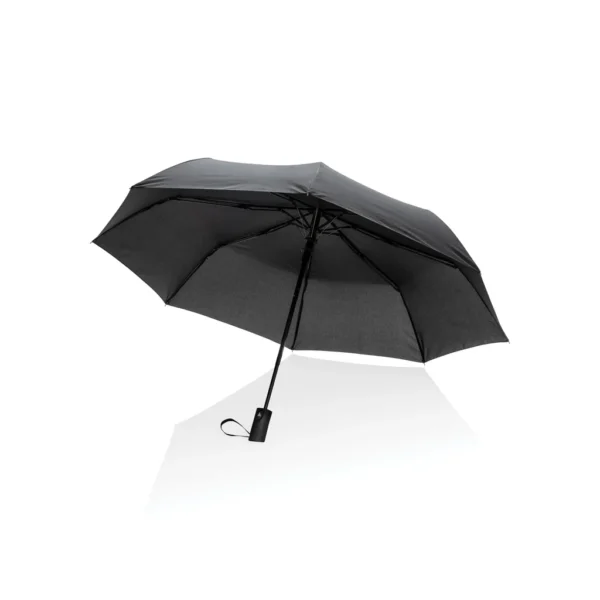 21" Impact AWARE™ RPET 190T mini auto open paraplu zwart