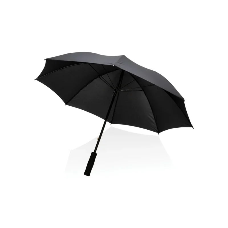23" Impact AWARE™ RPET 190T storm proof paraplu zwart
