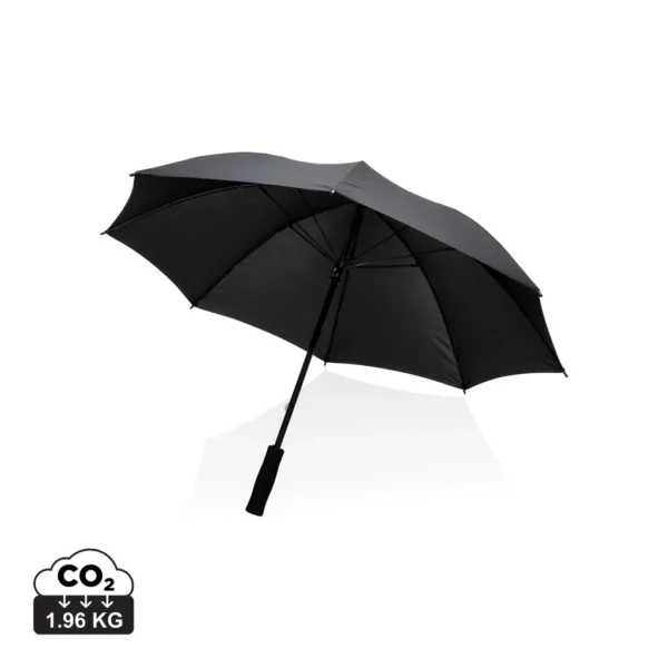 23" Impact AWARE™ RPET 190T storm proof paraplu zwart