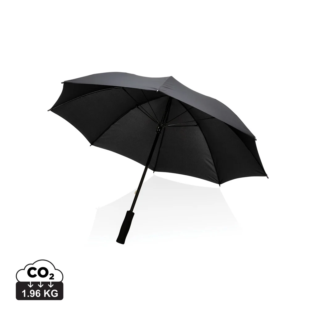 23" Impact AWARE™ RPET 190T storm proof paraplu zwart