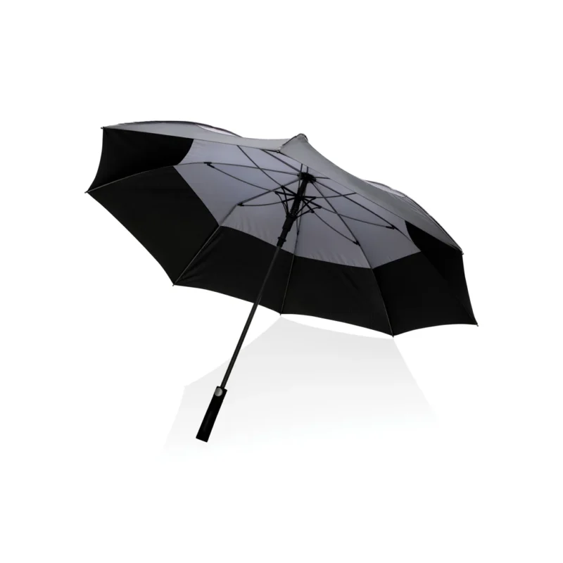 27" Impact AWARE™ RPET 190T auto open stormproof paraplu antraciet