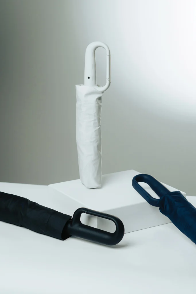 Yara 21" AWARE™ RPET paraplu in unikleur met karabijn hendel