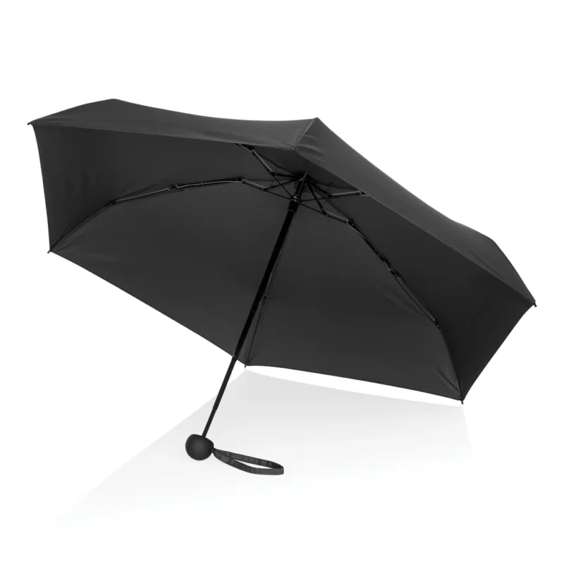19.5" Aware™ RPET super mini manual 190T Pongee umbrella zwart