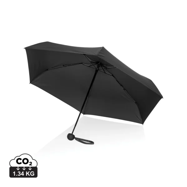 19.5" Aware™ RPET super mini manual 190T Pongee umbrella zwart