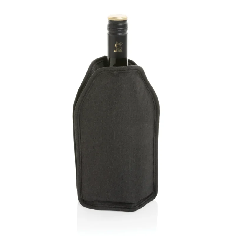 Vino AWARE™ RPET wijnkoeler sleeve zwart
