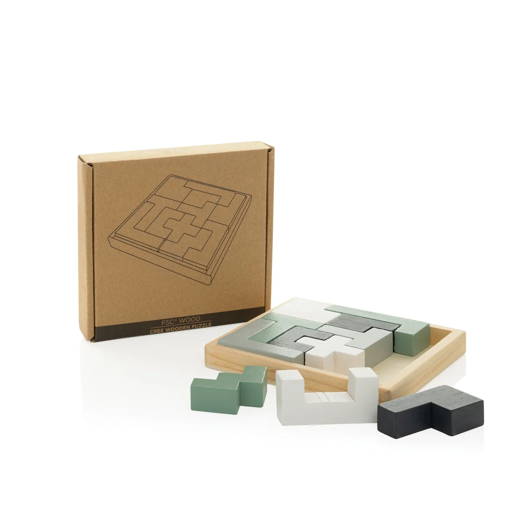 Cree houten puzzel