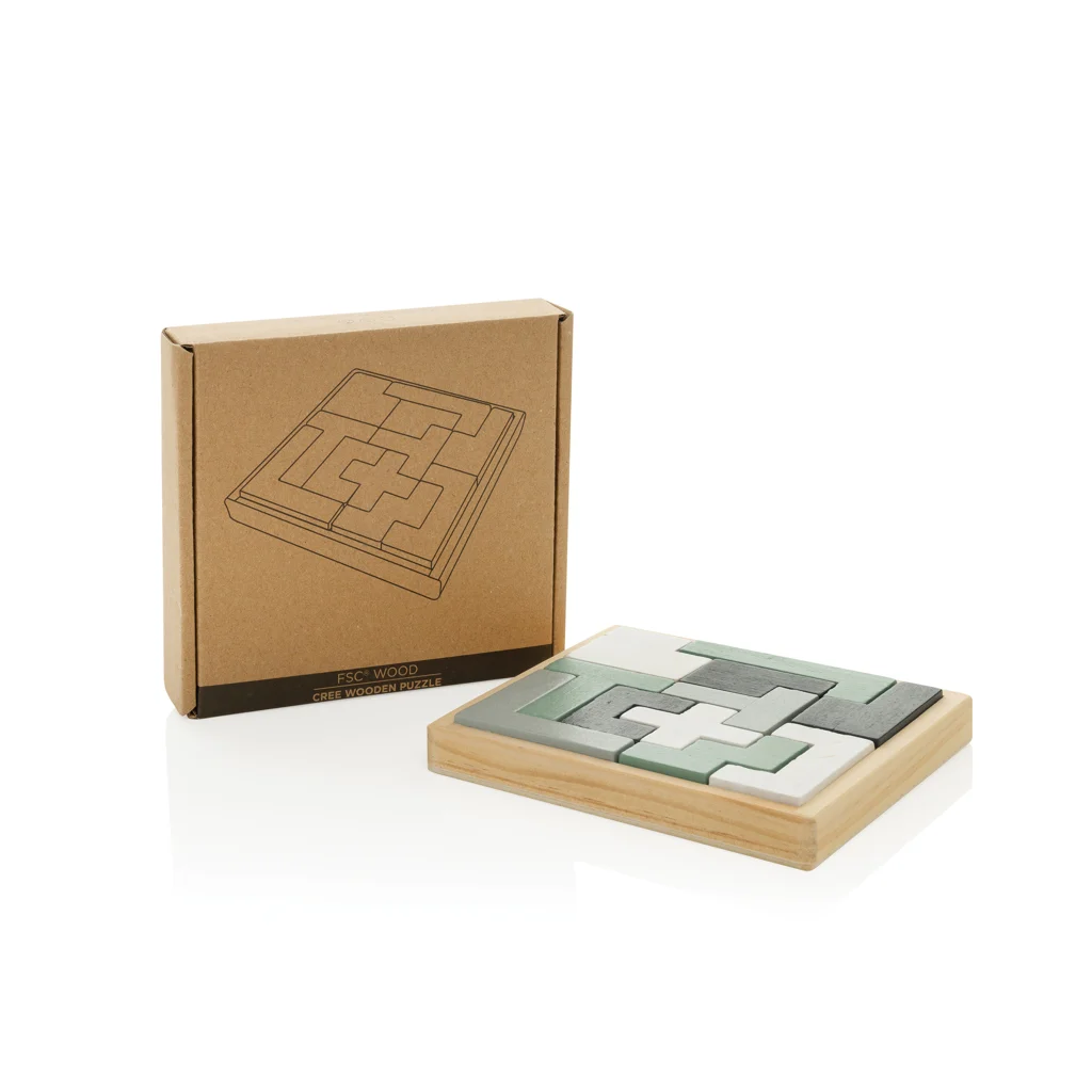 Cree houten puzzel