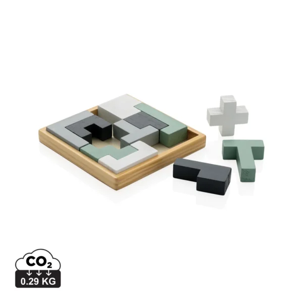 Cree houten puzzel bruin