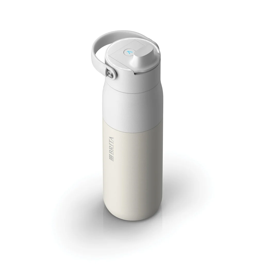 BRITA LARQ IQ Track purify clean bottle 680ML wit