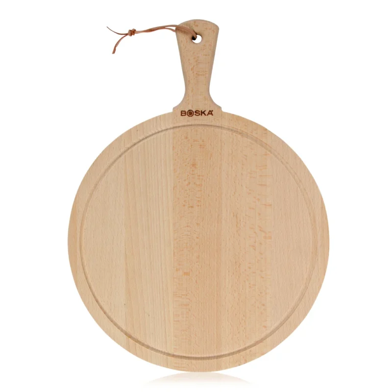 BOSKA Serveerplank Rond Amigo L bruin