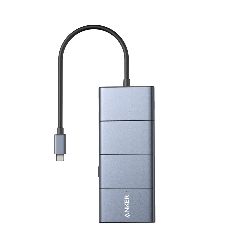 Anker PowerExpand 11-in-1 USB-C PD 10 Gbps-datahub grijs