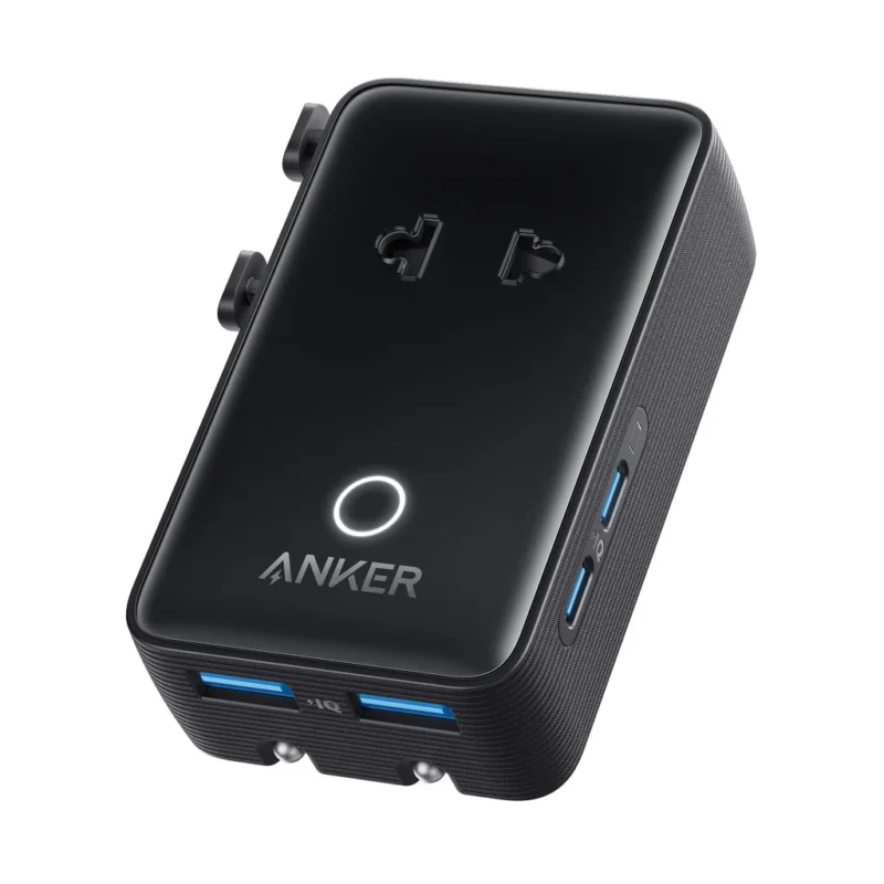 Anker Nano-reisadapter (5-in-1, 20 W) zwart